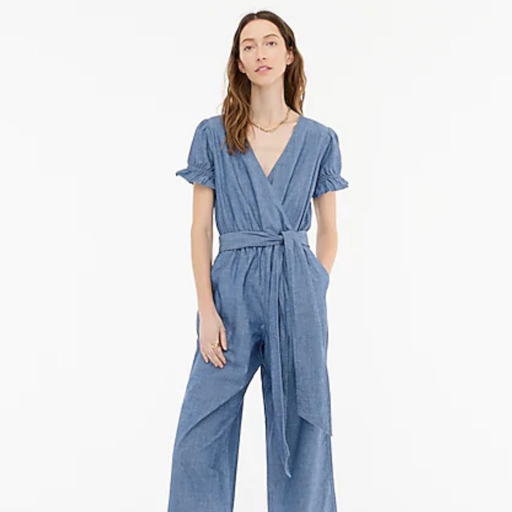 Jcrew Spring 2021 Striped Navy/White Jumpsuit S2